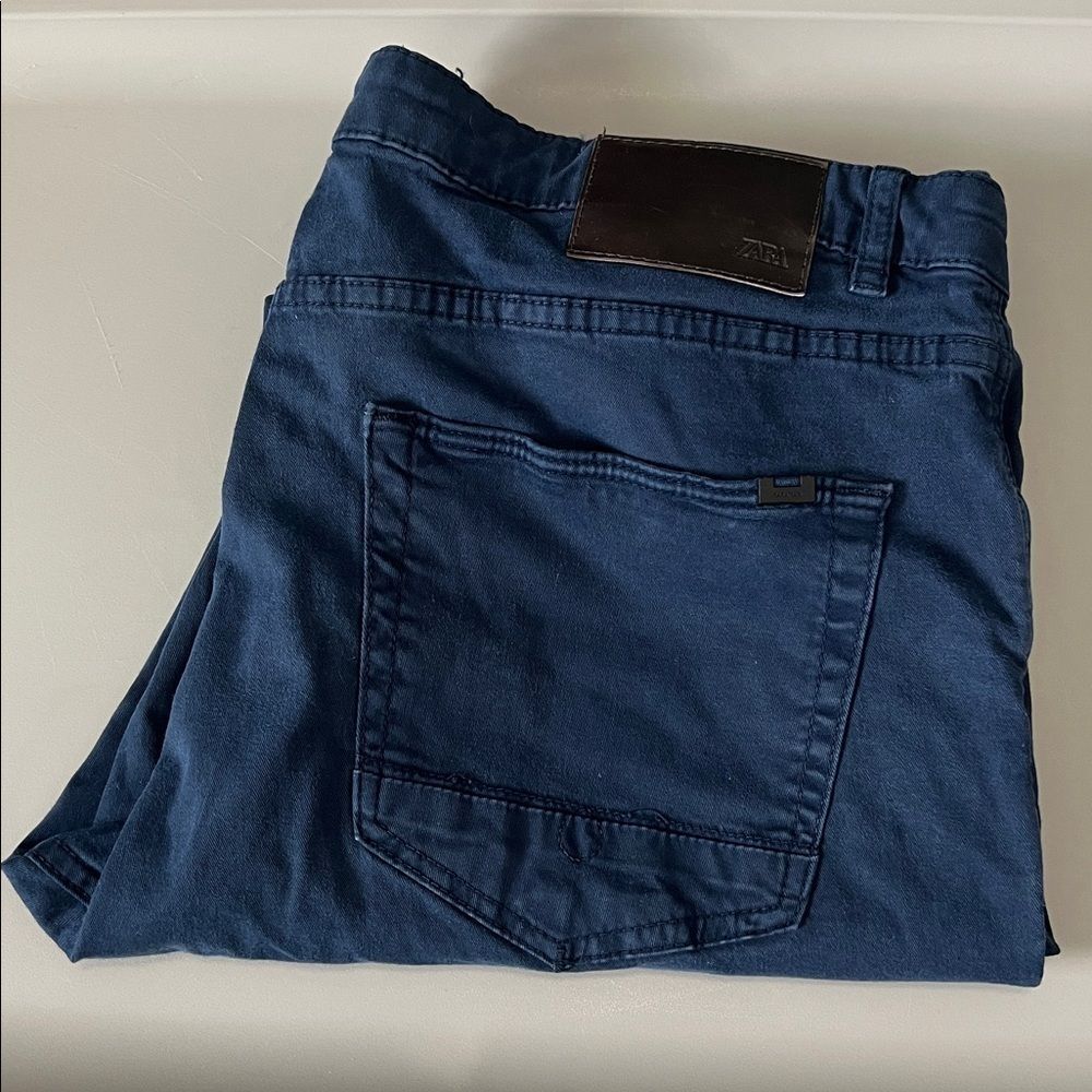 Zara Chino Pant Blue Size 36